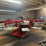 Anatol Volt M 8 Color 10 Station Automatic Screen Printing Used Press