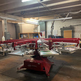 Anatol Volt M 8 Color 10 Station Automatic Screen Printing Used Press