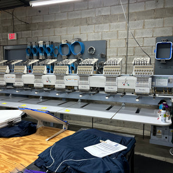 Barudan 8 Head 15 Needle Embroidery Machine