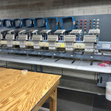Barudan 8 Head 15 Needle Embroidery Machine