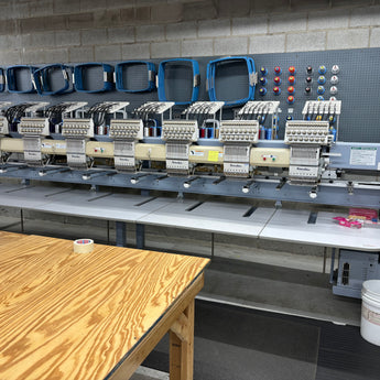 Barudan 8 Head 15 Needle Embroidery Machine