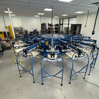 M&R Cobra TSE 14 Color 16 Station Automatic Screen Printing Press