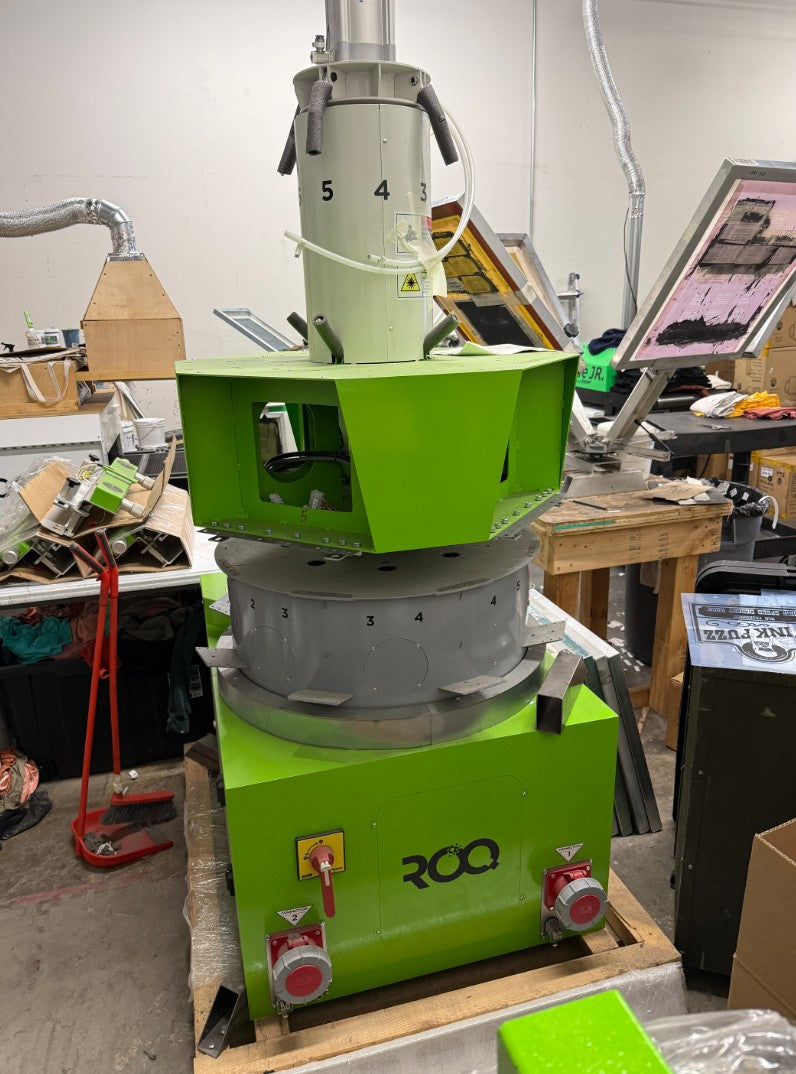 ROQ FIT 4 Color 8 Station Automatic Press - New, Never Installed