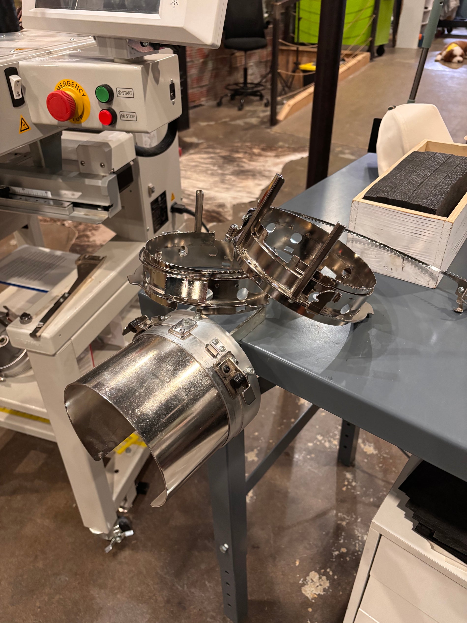 Tajima Single Head Embroidery Hooping Station