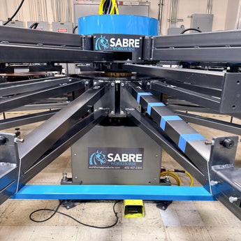 Workhorse Sabre 12 Color 14 Station Automatic Used Screen Printing Press