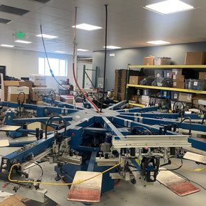 M&R Sportsman EX: 5050 10 Color 12 Station Automatic Screen Printing Press