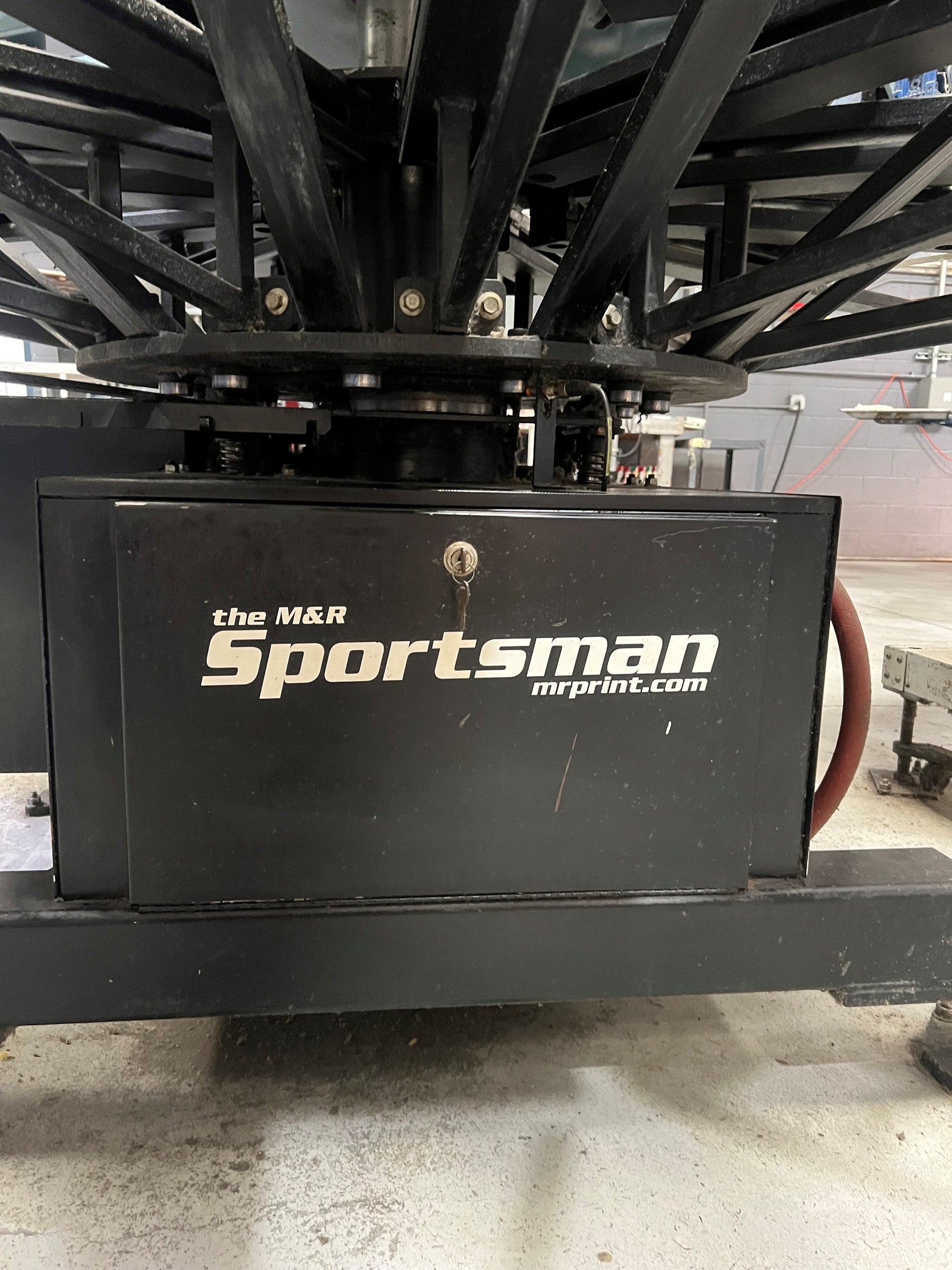 M&R Sportsman 10 Color 12 Station Automatic Press w/Servo Indexer
