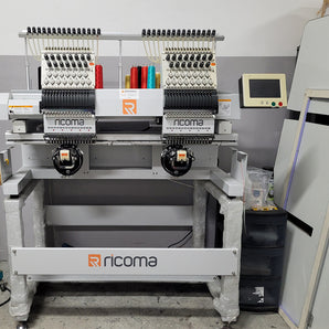 Ricoma 2 Head  Embroidery Machine