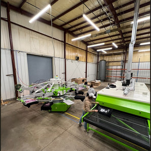 ROQ NEXT XL 10 Color 12 Station Automatic Press &  ROQ Sahara Dryer