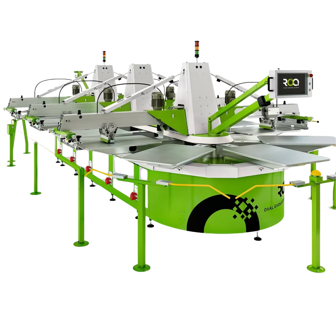 ROQ Oval Evolution XL Automatic Screen Printing Press
