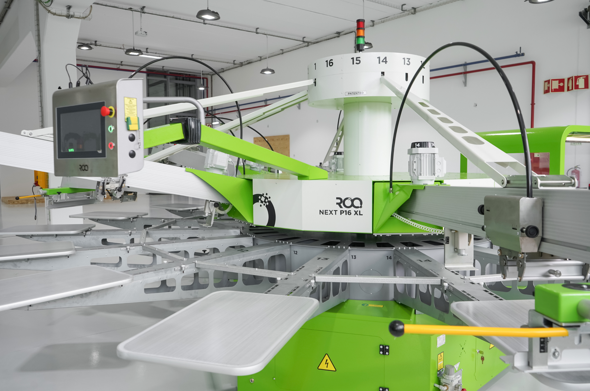 ROQ NEXT P16 XL Automatic Screen Printing Press