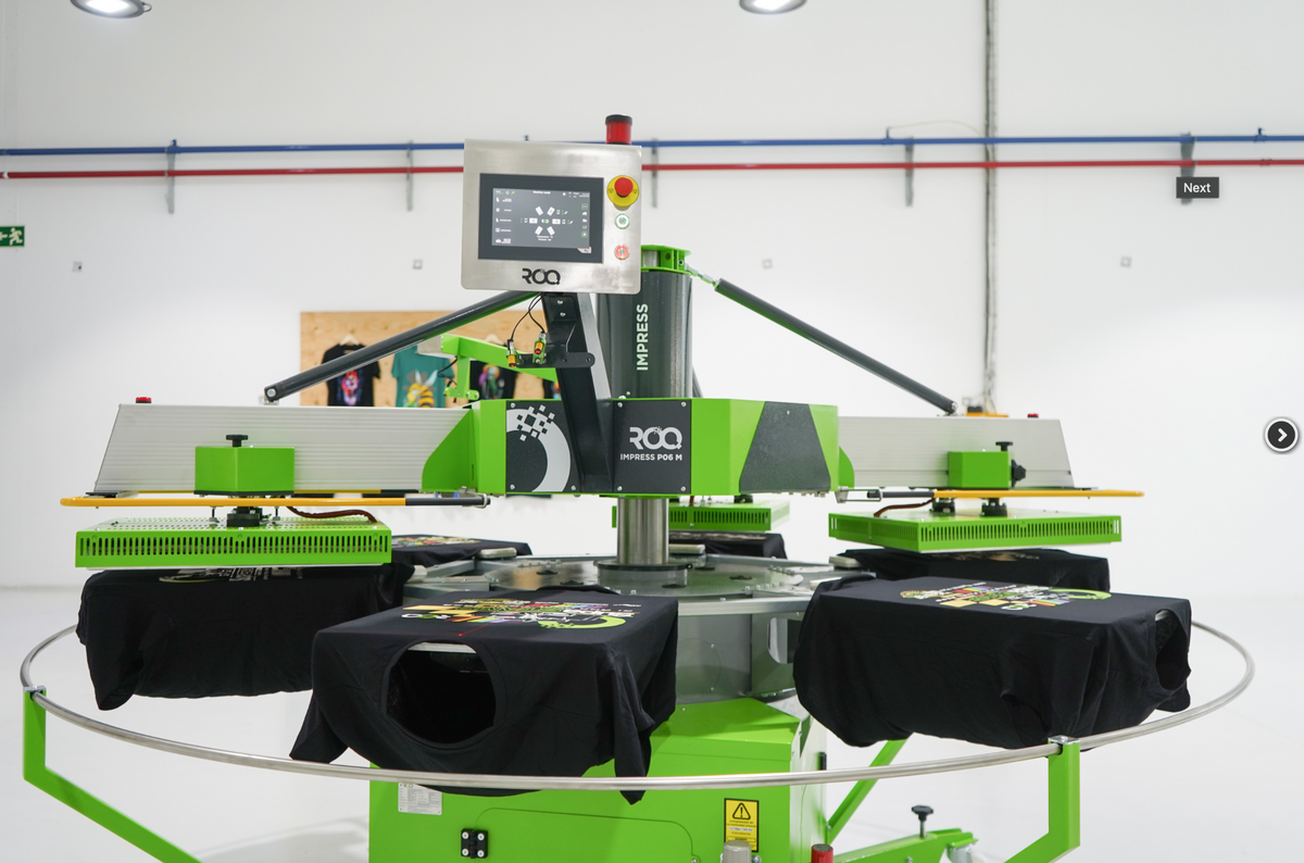 The ROQ IMPRESS is your ultimate automated transfer press!