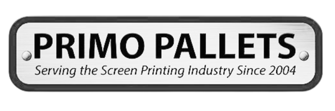 Primo Pallets- Serving the Screen Printing Industry since 2004. M&R style pallets designed for the screen printing industry, now available at Embellishr