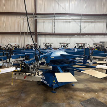 M&R Sportsman EX: 1618 12 Color 14 Station Automatic Screen Printing Press