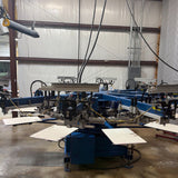 M&R Sportsman EX 1618  8 Color 10 Station Automatic Screen Printing Press