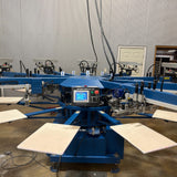M&R Sportsman EX 1618  8 Color 10 Station Automatic Screen Printing Press