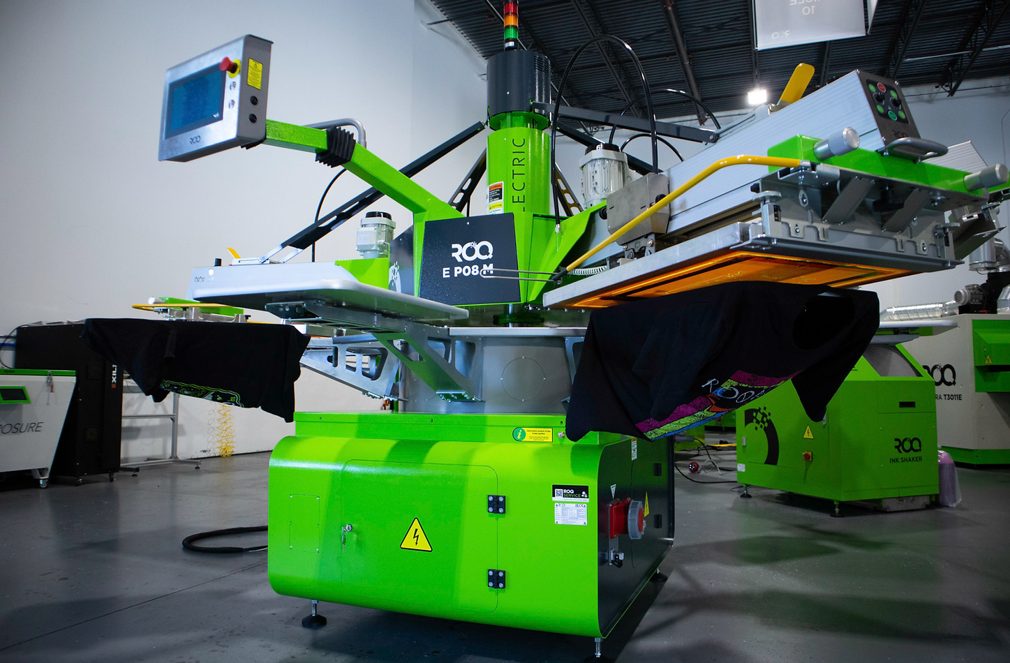 ROQ E Automatic Screen Printing Press