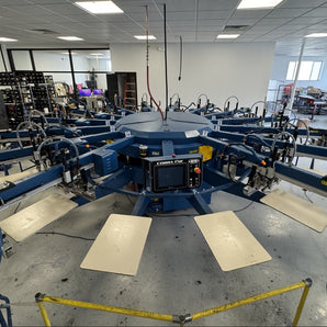 M&R Cobra TSE 14 Color 16 Station Automatic Screen Printing Press