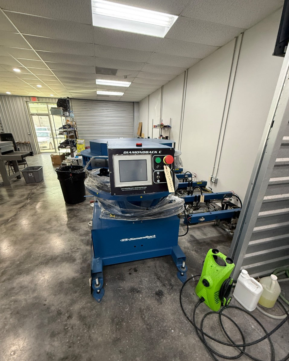 M&R Diamondback E 6 Color 8 Station Automatic Press