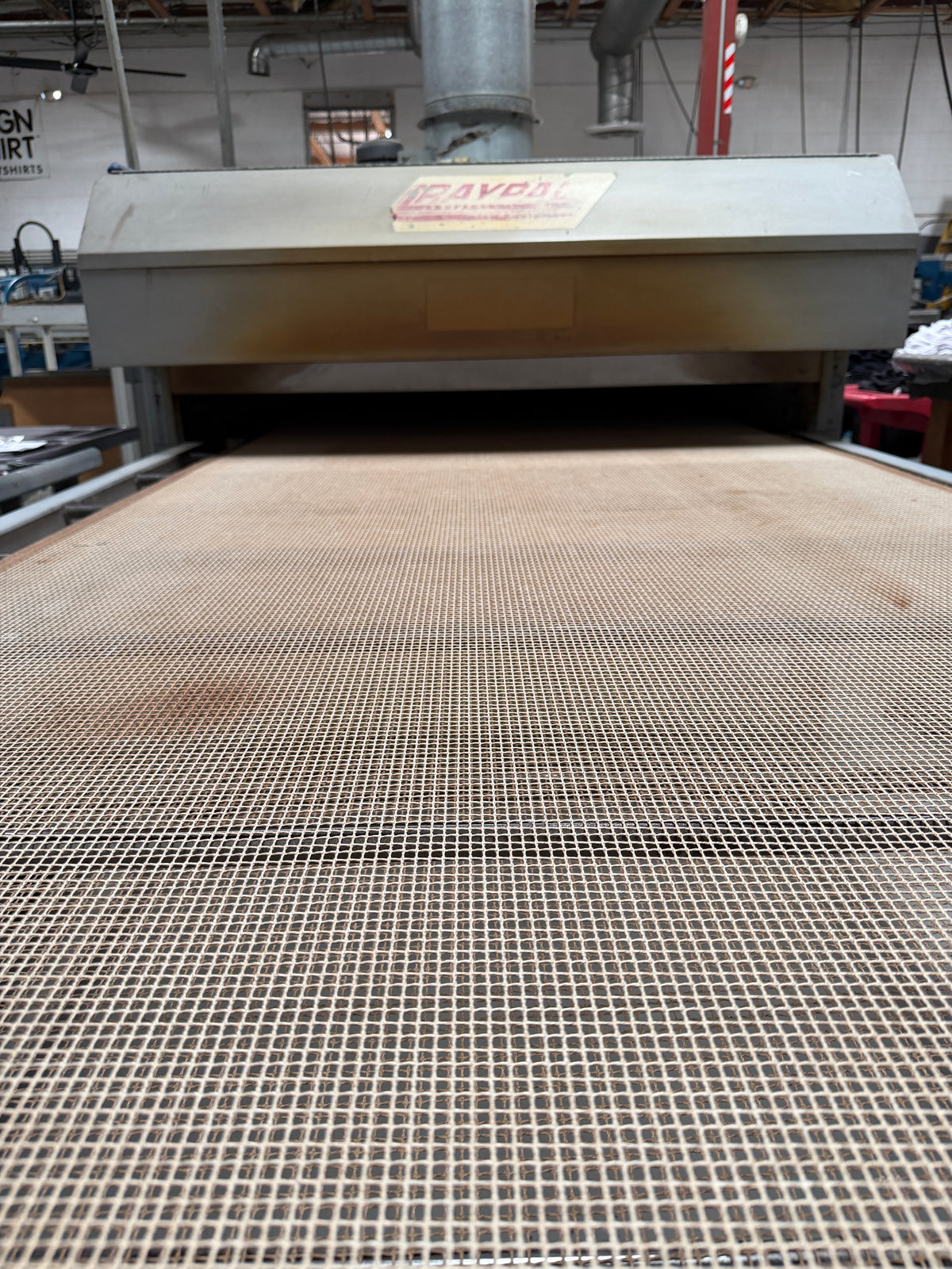 Raypaul Cure Air Drying Systems Gas Conveyor Dryer