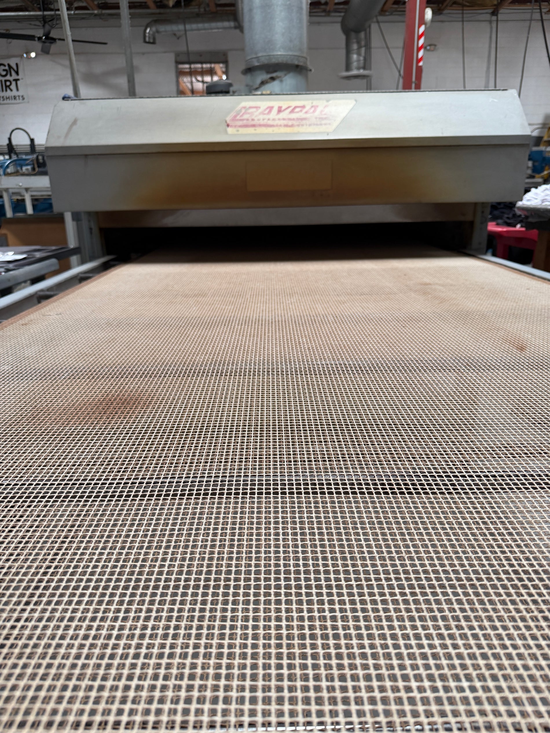 Raypaul Cure Air Drying Systems Gas Conveyor Dryer