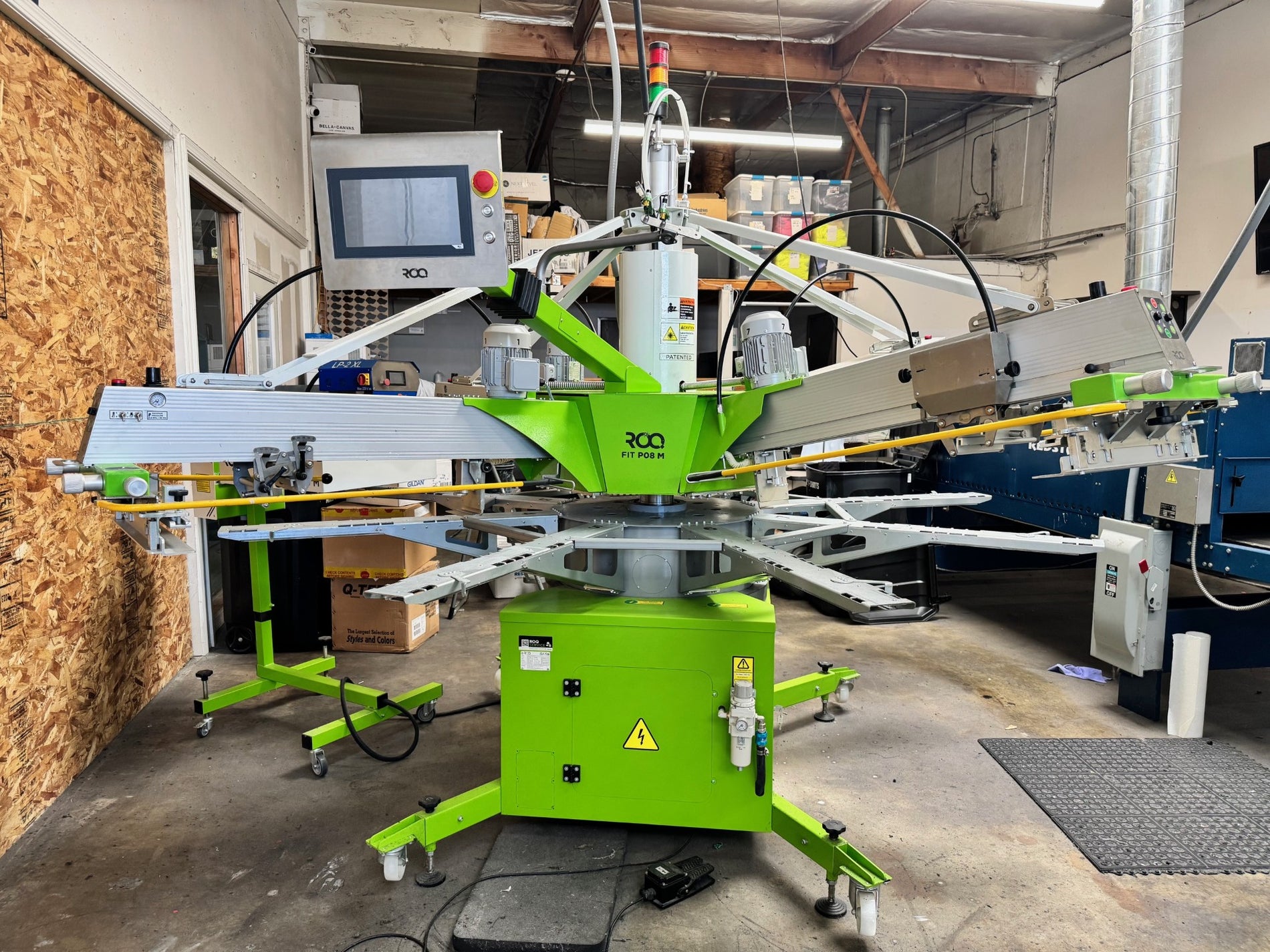  ROQ FIT 4 Color 8 Station Automatic Press