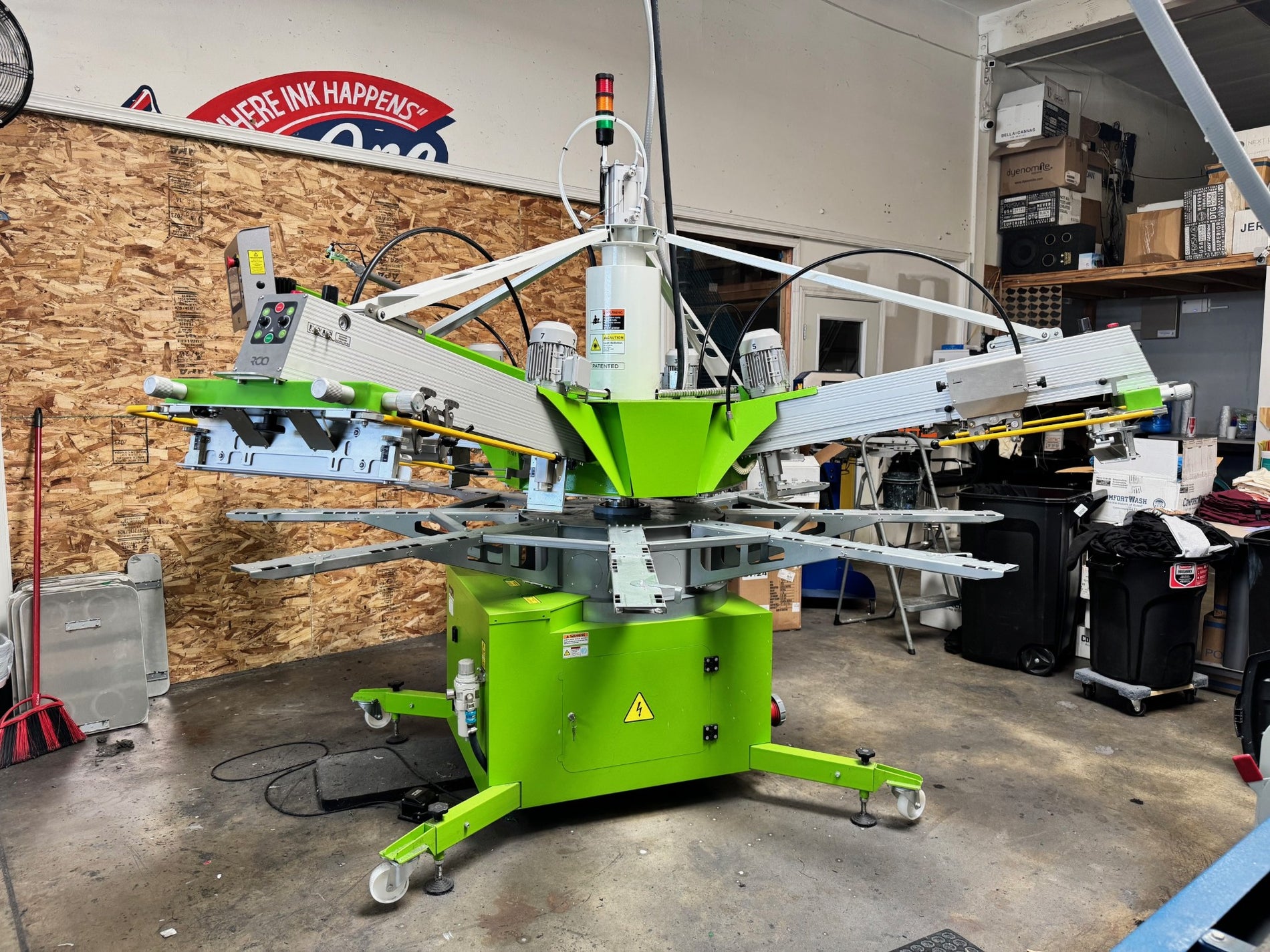  ROQ FIT 4 Color 8 Station Automatic Press