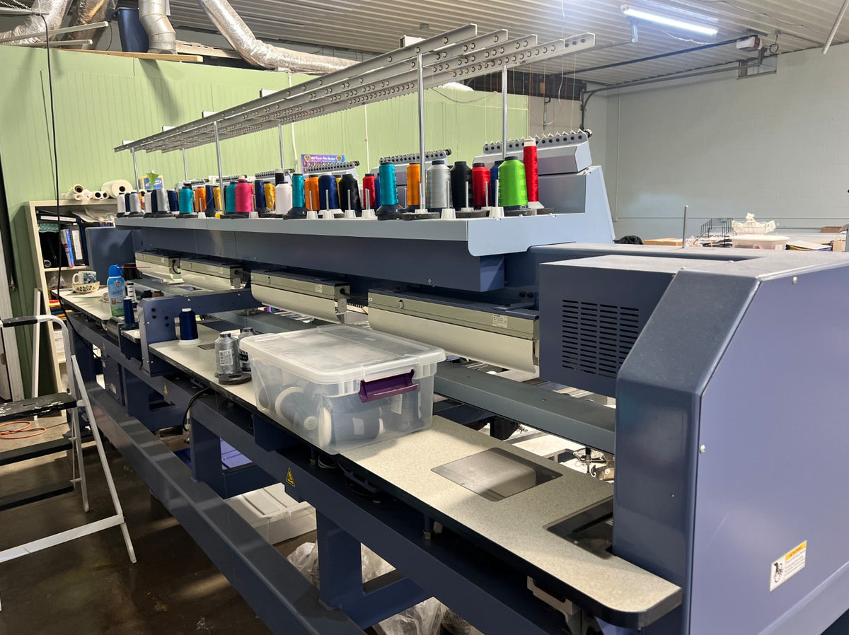 Happy Japan 6 Head 16 Needle Embroidery Machine