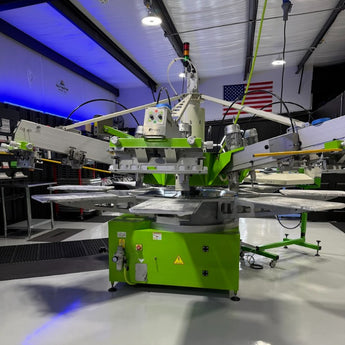 ROQ YOU M 5 Color 8 Station Automatic Screen Printing Press