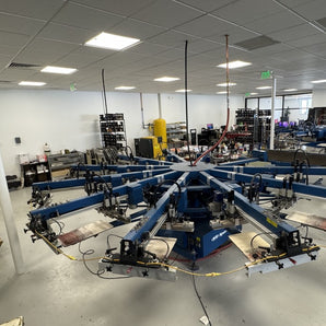 M&R Sportsman EX: 5050 10 Color 12 Station Automatic Screen Printing Press