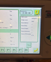 Tajima Single Head Embroidery Machine Stitch Count
